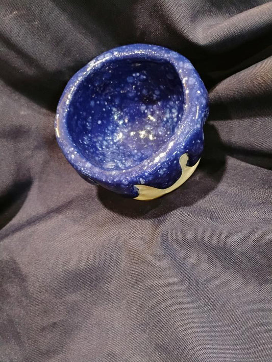 Hand Carved Drips Vase / Dish