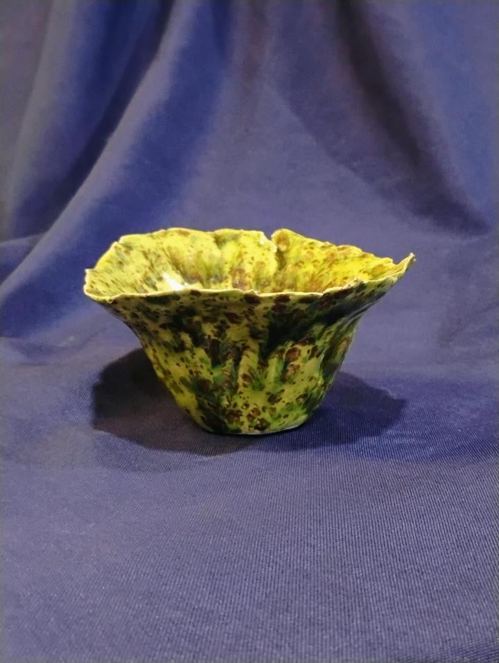 Hand Pulled Fluted Vase