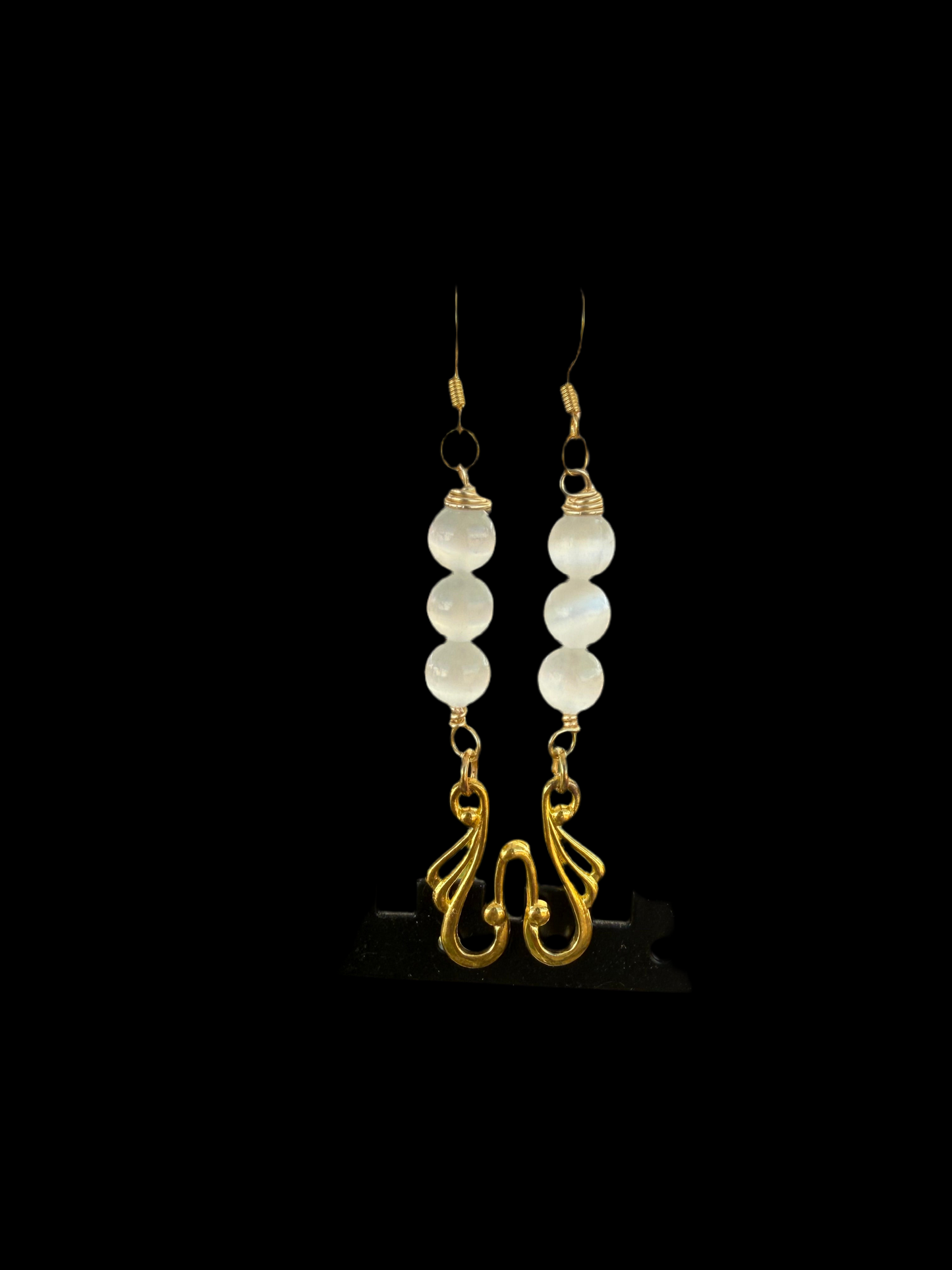 Selenite Earrings