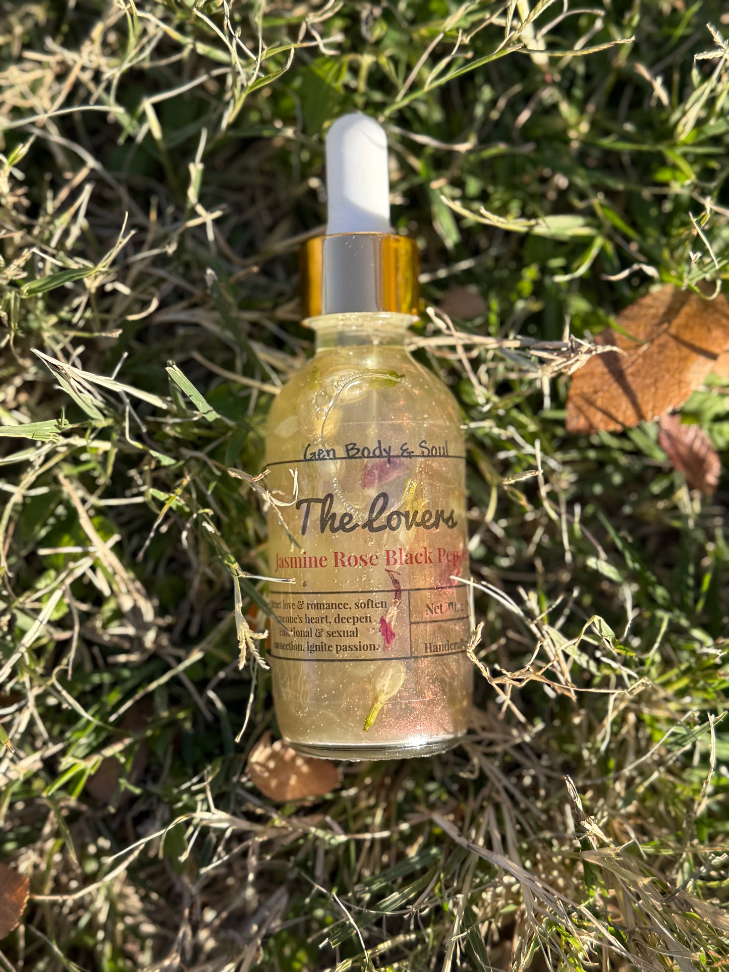 Valentine’s Candle + Body Oil Set