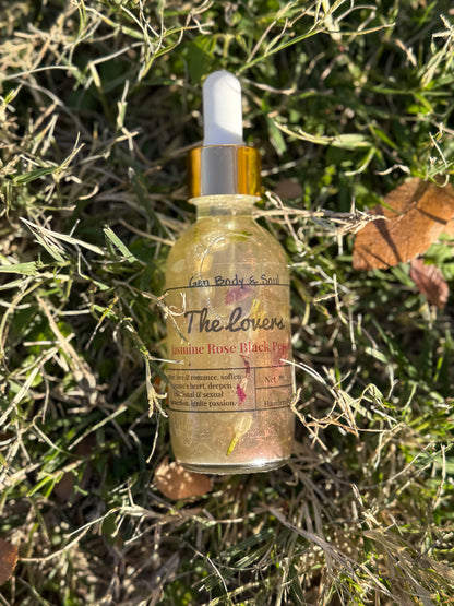 Valentine’s Candle + Body Oil Set