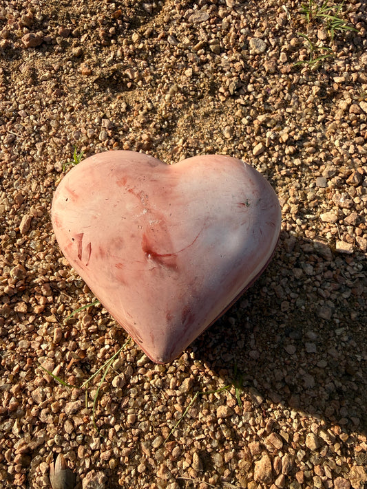Blossoming Heart Candle