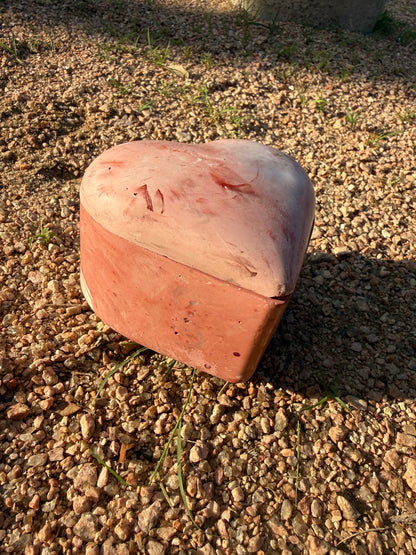 Blossoming Heart Candle