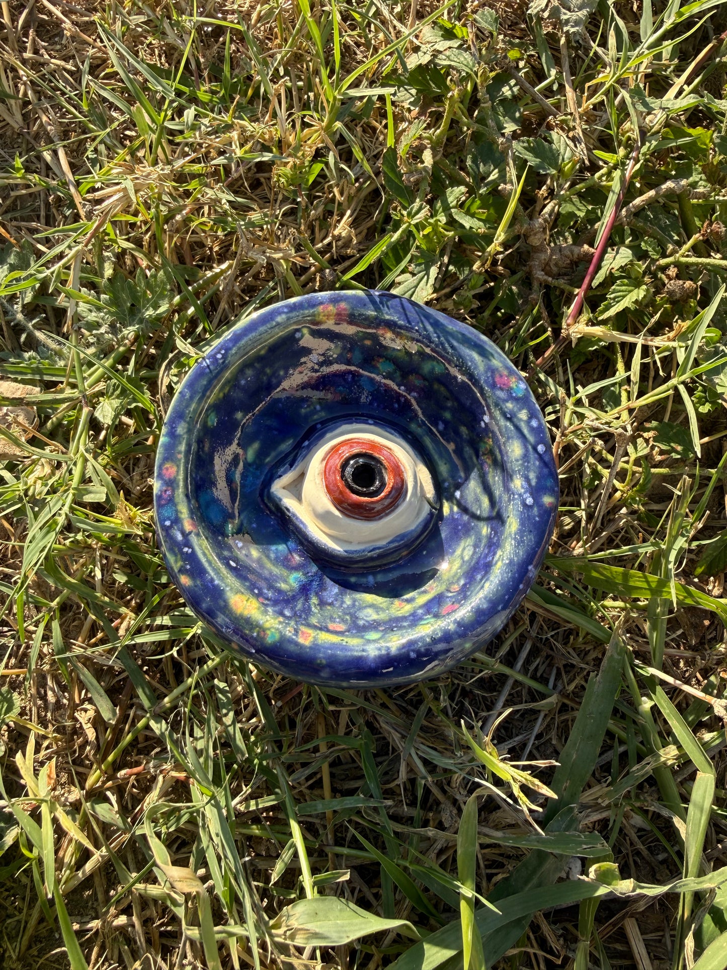 Handmade Eye Ball Incense Holder