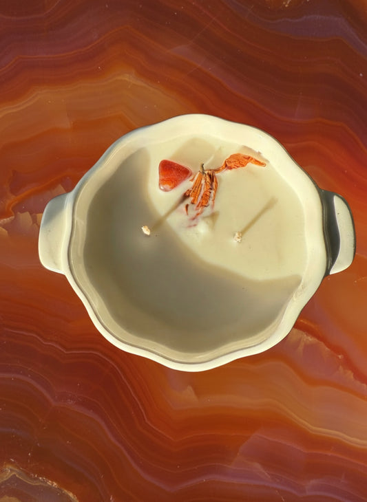 Pumpkin Lotus Candle