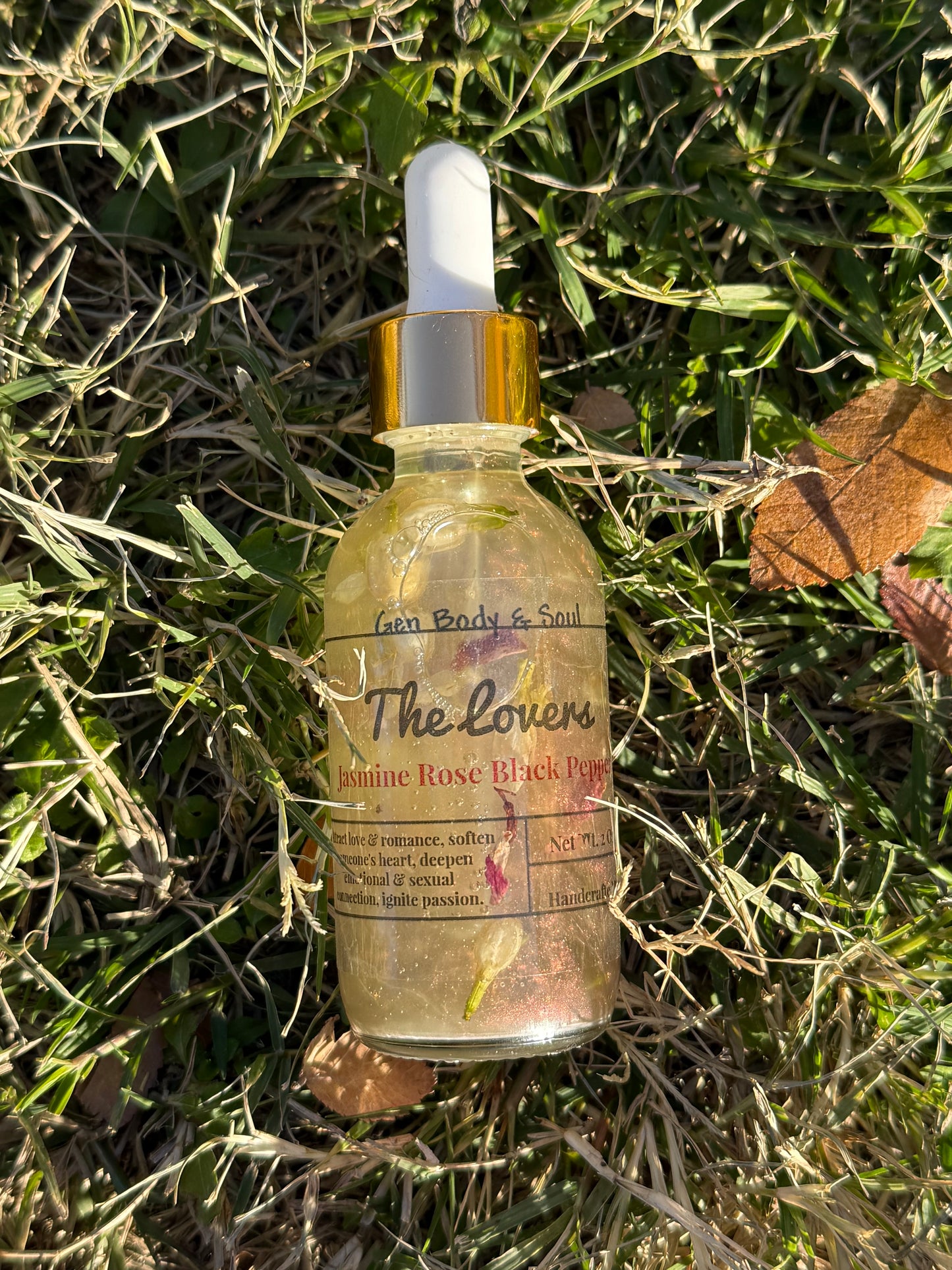 Valentine’s Candle + Body Oil Set