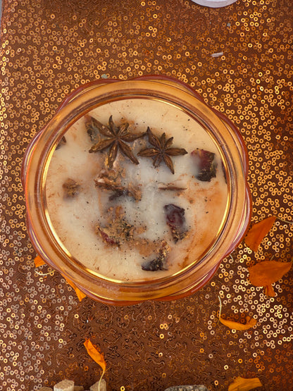 Organic Pumpkin Candle (Sparkly Wax)
