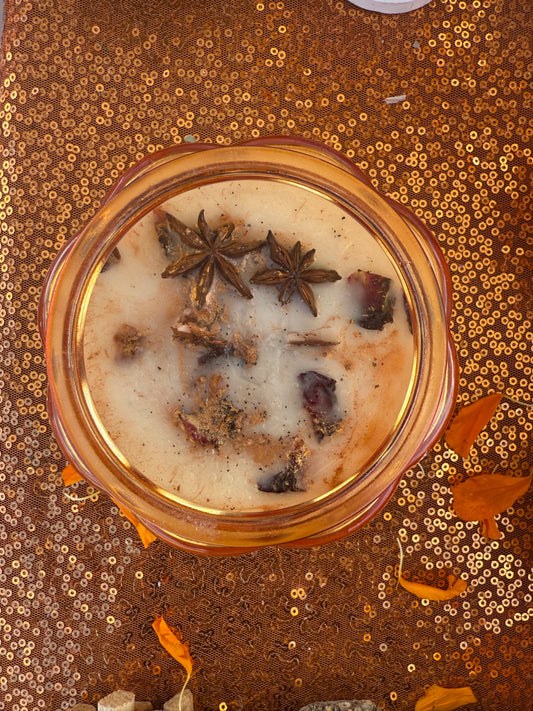 Organic Pumpkin Candle (Sparkly Wax)