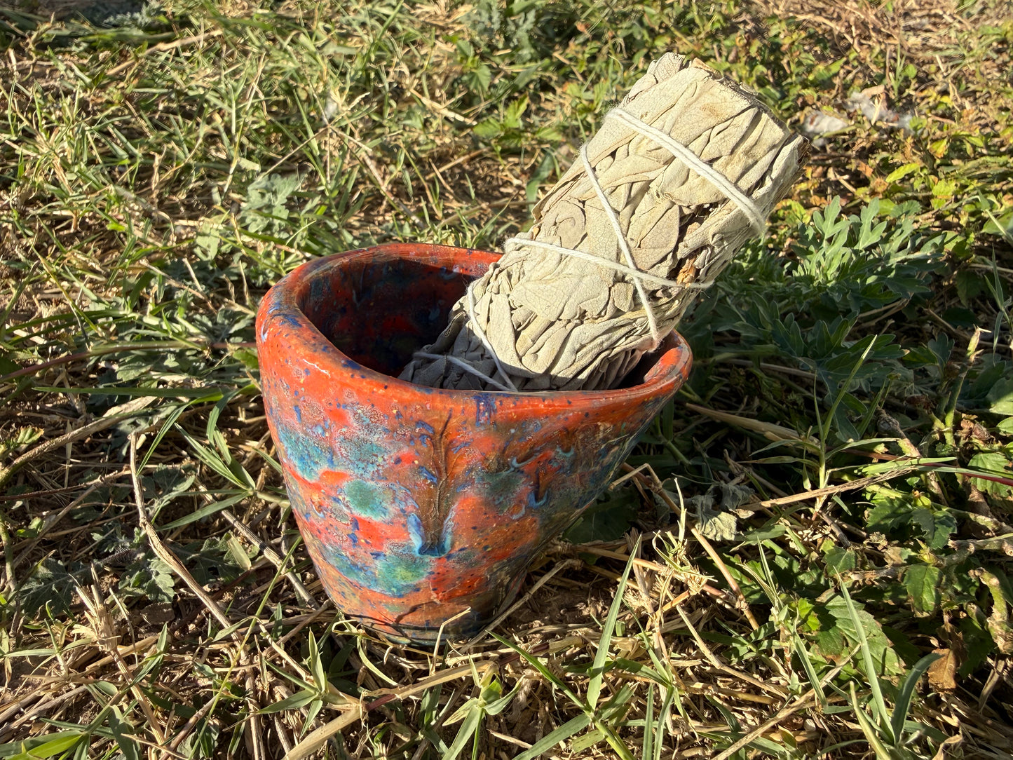Handmade Sage Holder & Ashtray