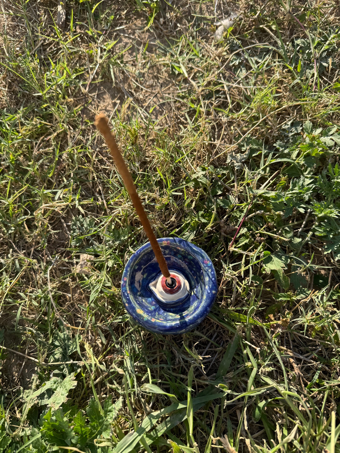 Handmade Eye Ball Incense Holder