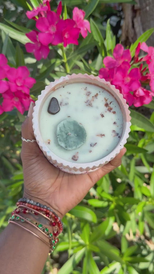 Sacred Sweetness Color changing candle
